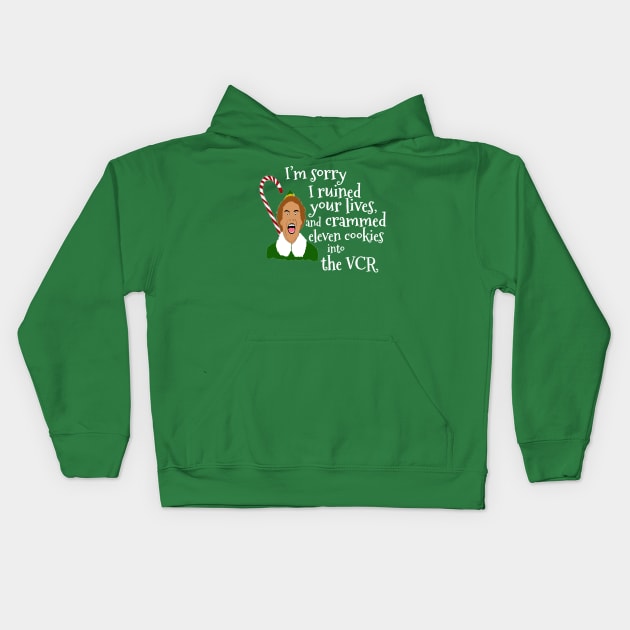 Elf Funny Quotes Kids Hoodie by PoetandChef